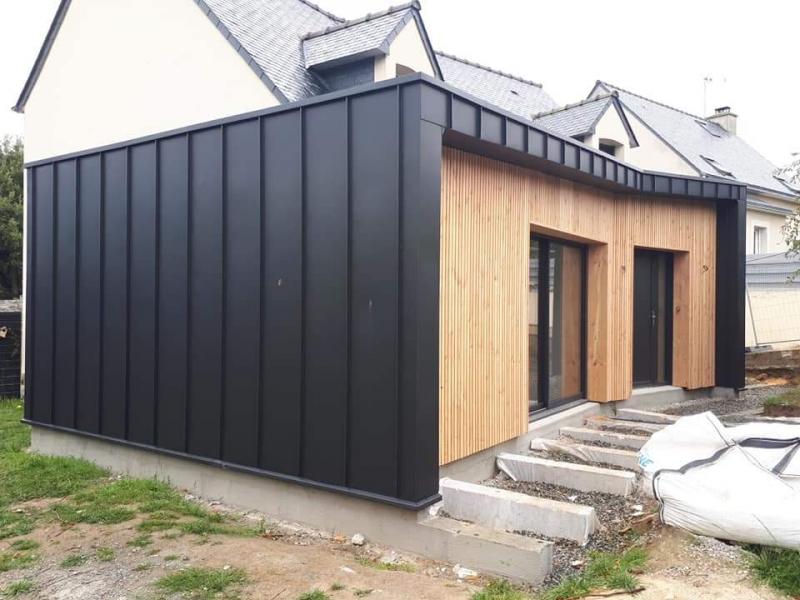Réalisation d'extension de toiture à Dinan et Saint-Malo avec Dufait Couverture