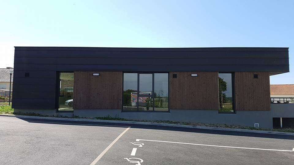Bardage horizontal zinc Saint Guinoux