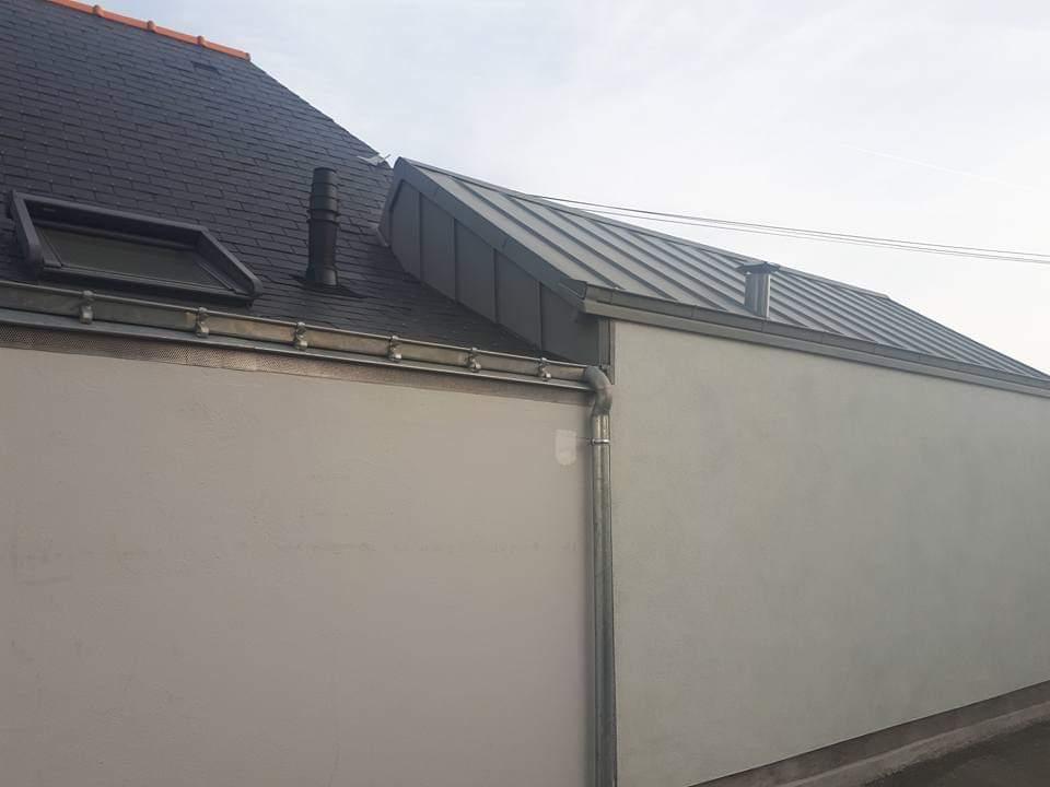 extention bardage zinc quartz saint-malo