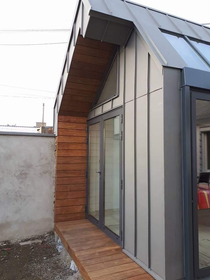 extention bardage zinc quartz st malo