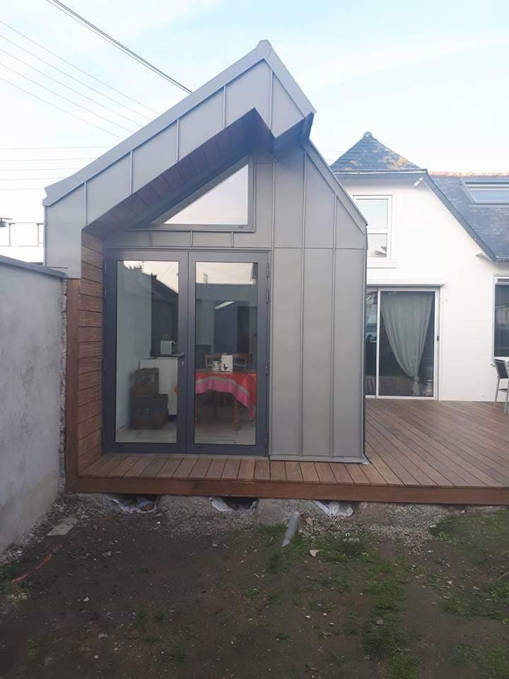 extension toiture  zinc saint-malo