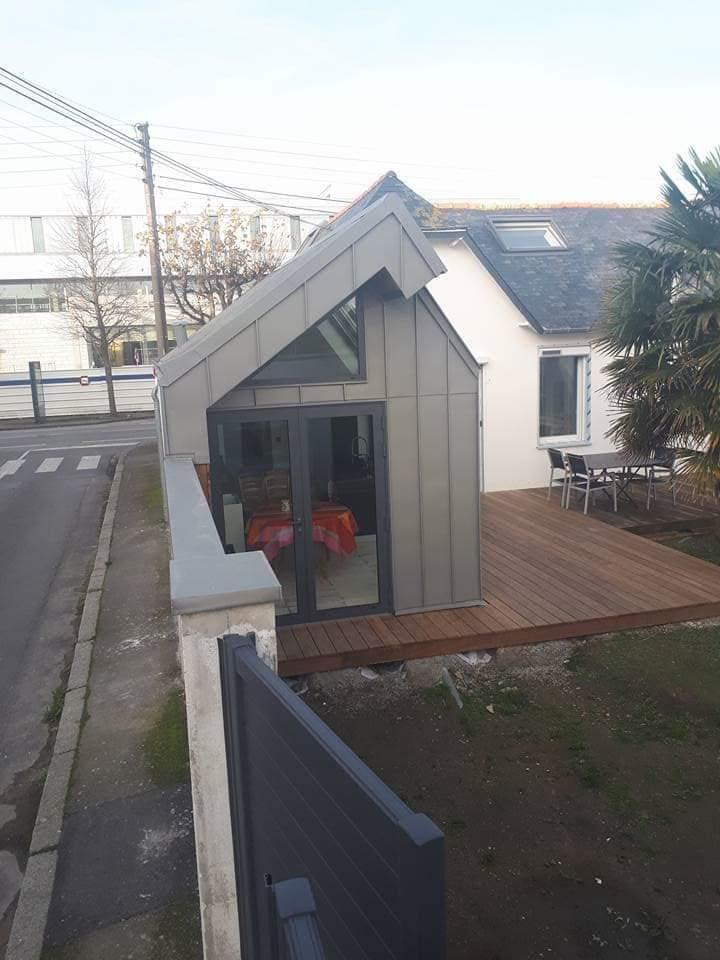 extention original bardage zinc quartz saint-malo