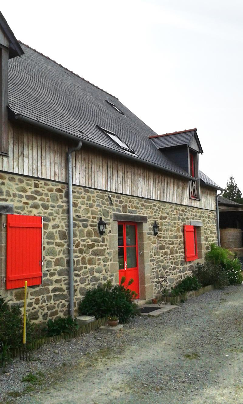 Rénovation longère ardoise Saint-Suliac